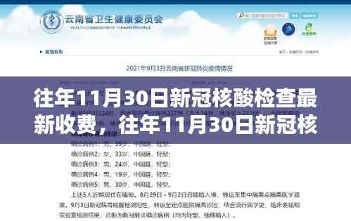 往年11月30日新冠核酸检查收费解析及最新收费标准