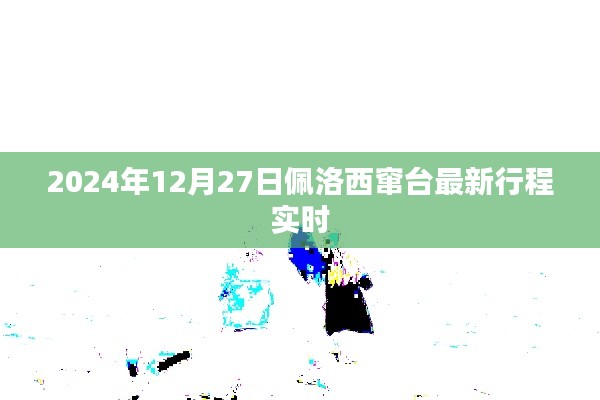 2024年12月27日佩洛西窜台最新行程实时