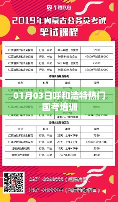 国考培训,呼和浩特热门课程开课通知